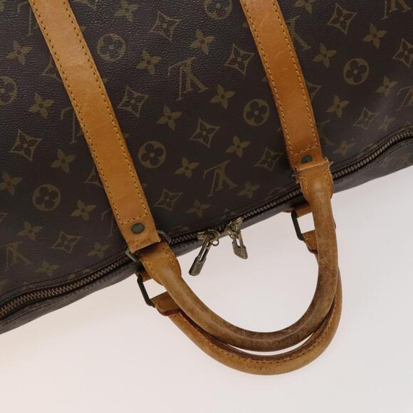 LOUIS VUITTON Monogram Keepall 55 Boston Bag M41424 - Picture 7 of 16